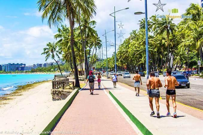 Temporada Com Luxo Em Maceio , Cm Vista Da Praia Extérieur photo
